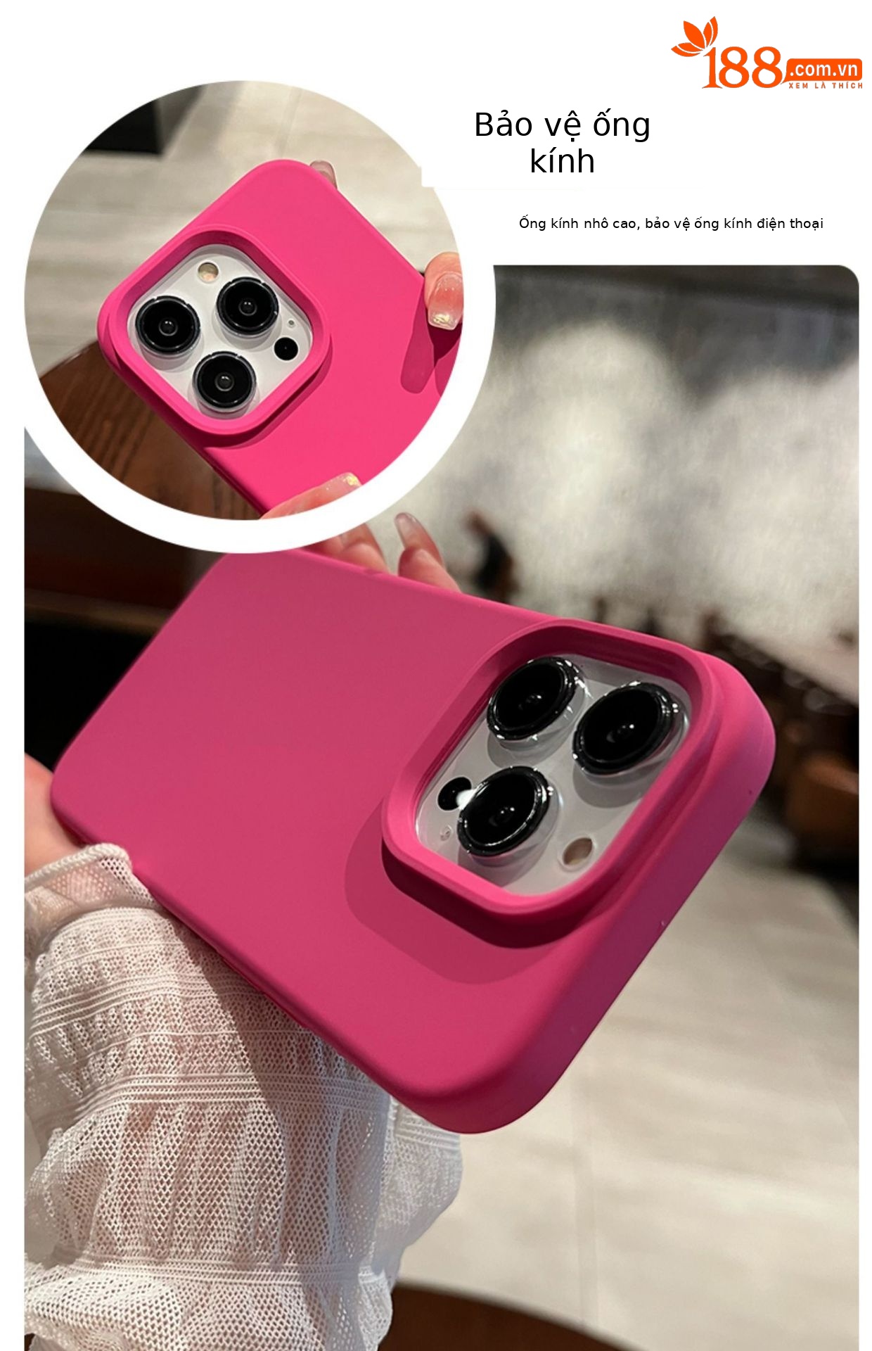 Ốp lưng silicon lỏng iPhone 14 Pro Max chống rơi, bảo vệ toàn diện — [Vàng cam] Silicone lỏng tinh khiết có lỗ lớn, [Dark Night Green] Silicone lỏng tinh khiết có lỗ lớn, [Pitaya Purple] Silicone lỏng màu đặc có lỗ lớn, [Tử Đinh Hương] Silicone lỏng tinh khiết có lỗ lớn chi tiết 6