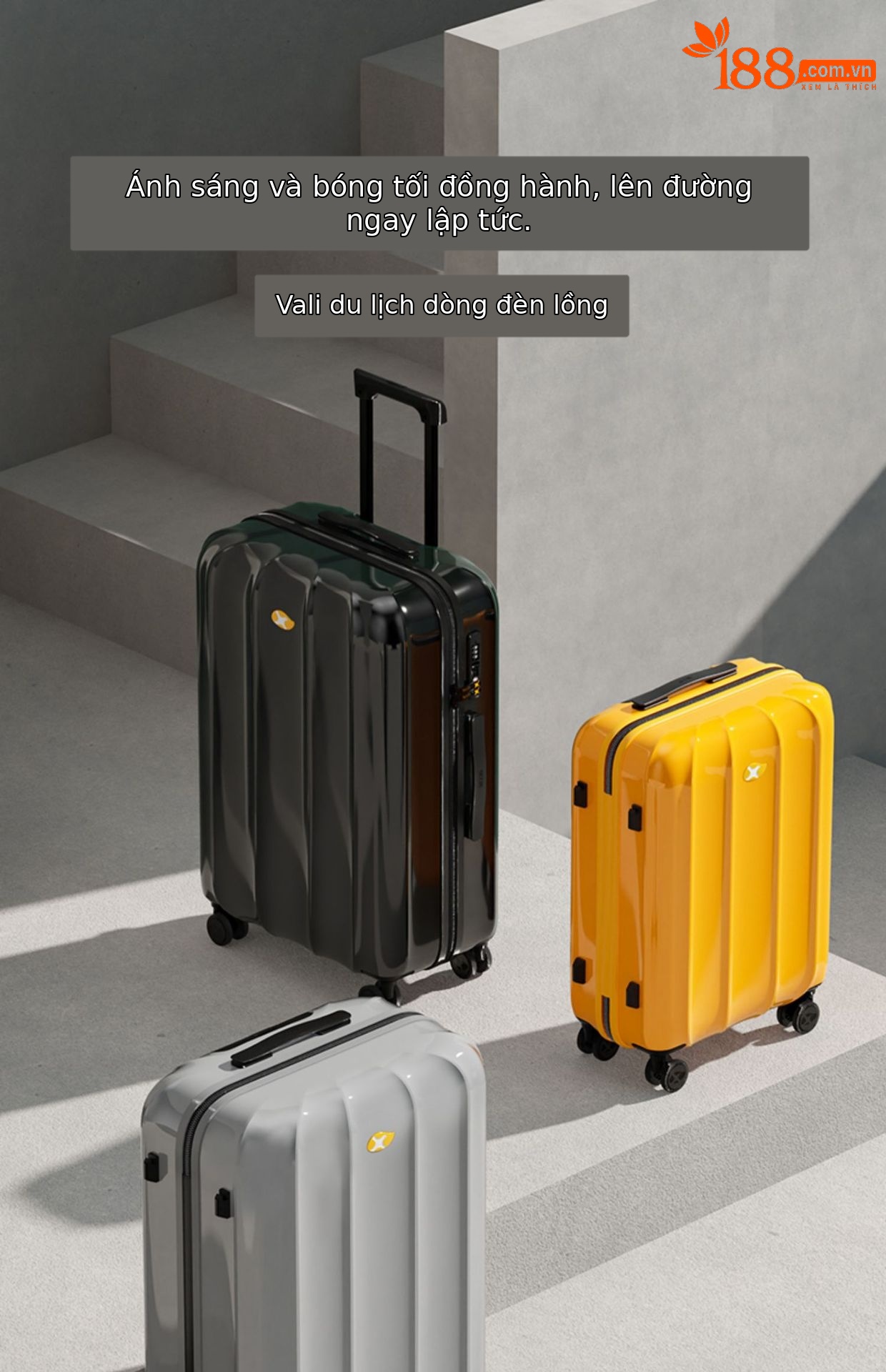 Vali nhựa PC 24 inch siêu nhẹ chống rơi, bánh xe đa hướng êm, có khóa mật khẩu — Hành lý cao cấp màu đỏ hoa hồng Kesitron PC chi tiết 4