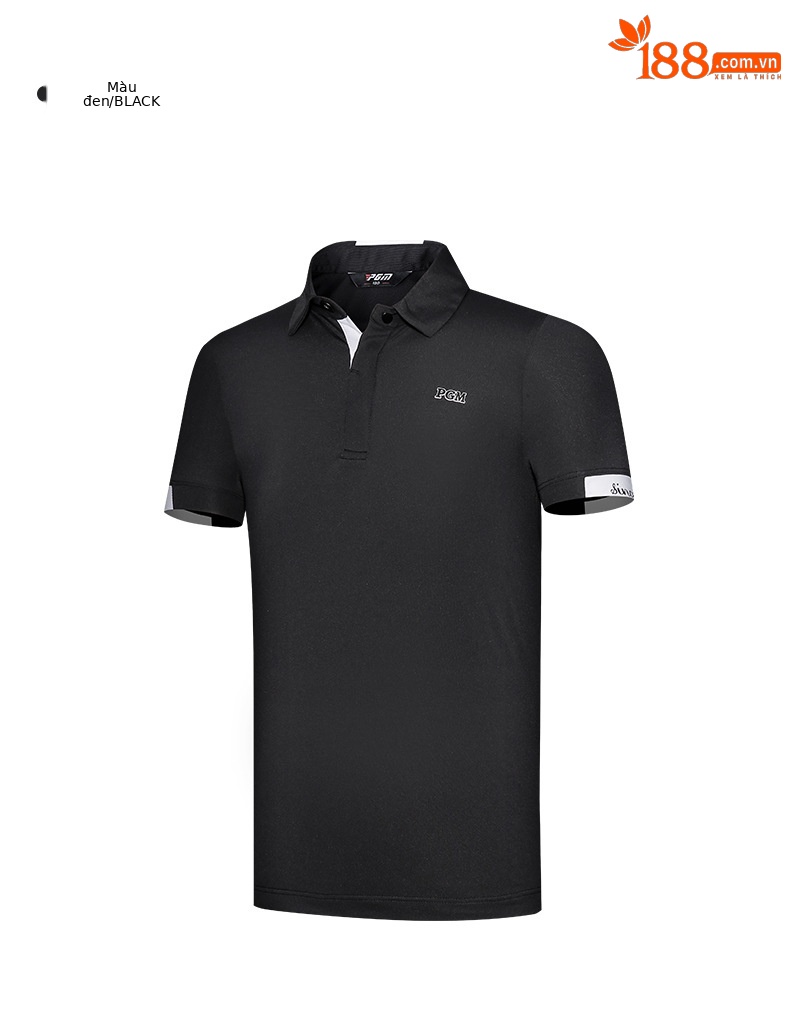 Áo thun golf trẻ em PGM tay ngắn thể thao mùa hè bé trai chất liệu thấm hút — YF599-màu trắng, YF599-Đen, YF599-màu đỏ chi tiết 15