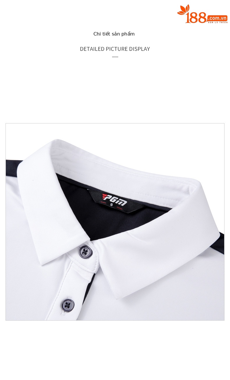 Áo thun nữ ngắn tay phối màu thể thao golf thoáng khí — YF554-Áo màu hồng, YF554-Áo màu trắng, KUZ149-Quần màu xanh nước biển, KUZ149-Quần Trắng chi tiết 15