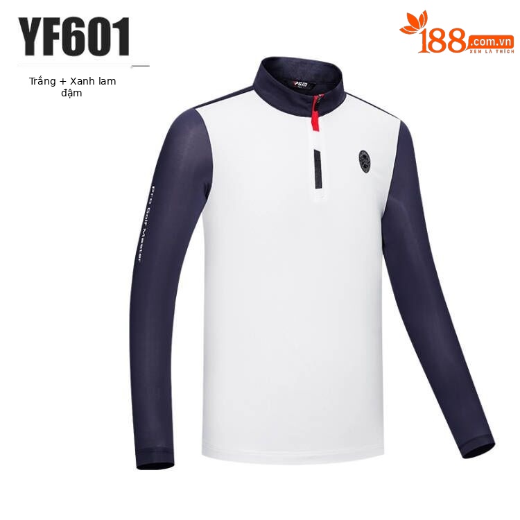 Yf601-áo màu xanh hải quân trắng