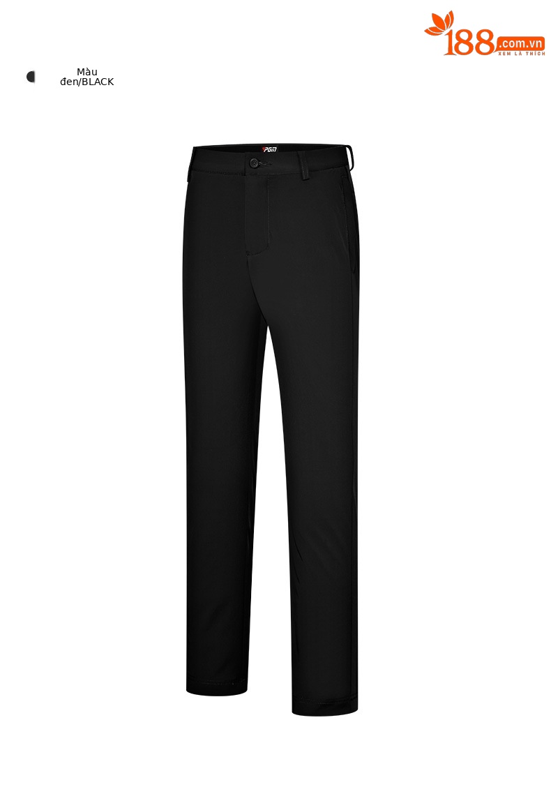 Quần dài golf trẻ em PGM thắt lưng co giãn cho bé trai mùa hè — Yf601-áo màu trắng, Yf601-áo màu xanh hải quân trắng, KUZ161-Quần Đen, Yf601-áo màu đen trắng chi tiết 16