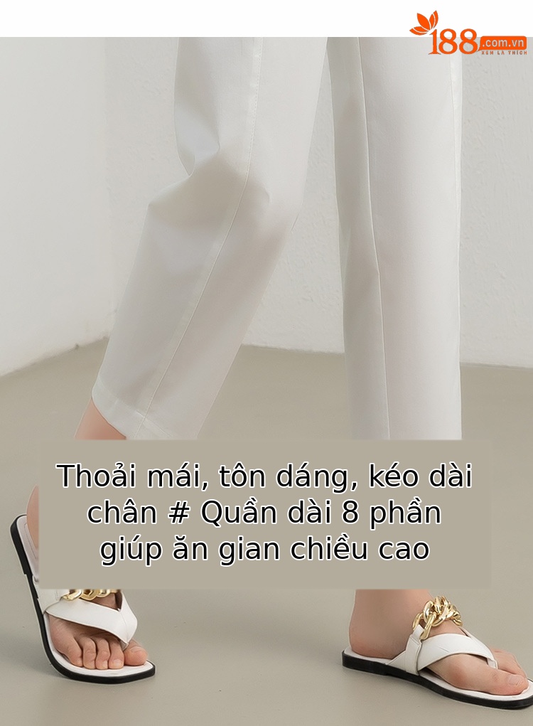 Quần culottes nữ ống rộng cạp cao chất Tencel cotton dáng chuối — Màu xanh tím than chi tiết 3