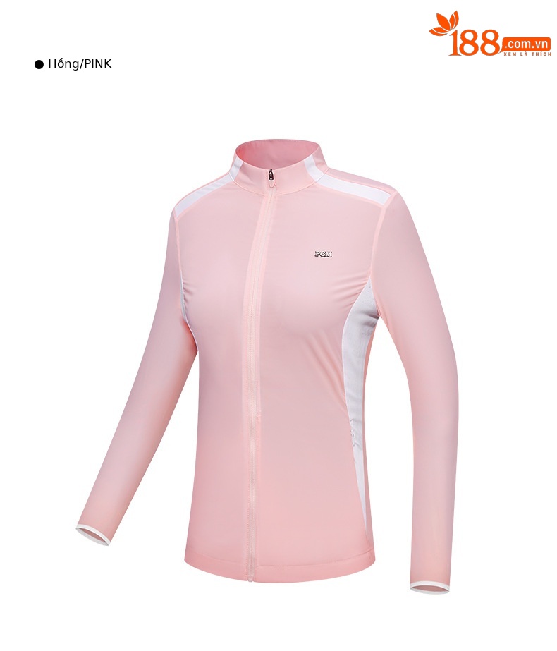 Áo khoác golf chống nắng nữ PGM thiết kế lỗ thoáng khí — QZ074-Màu đen, YF566-màu hồng, YF566-màu trắng, QZ074-màu xanh hải quân chi tiết 13