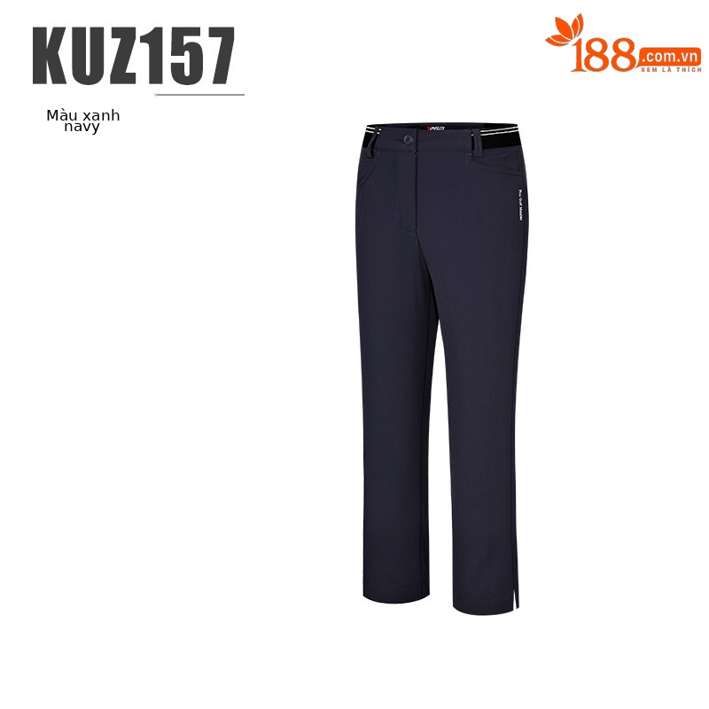 Kuz157-Quần cắt màu xanh nước biển