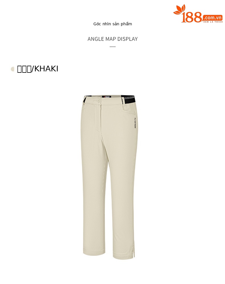 Quần cắt golf trẻ em PGM cạp co giãn, quần thể thao mùa hè cho bé gái — Yf591-áo màu xanh hải quân, YF591-Áo màu trắng, KUZ157-Quần cắt ngắn màu trắng, Kuz157-Quần cắt màu xanh nước biển chi tiết 10