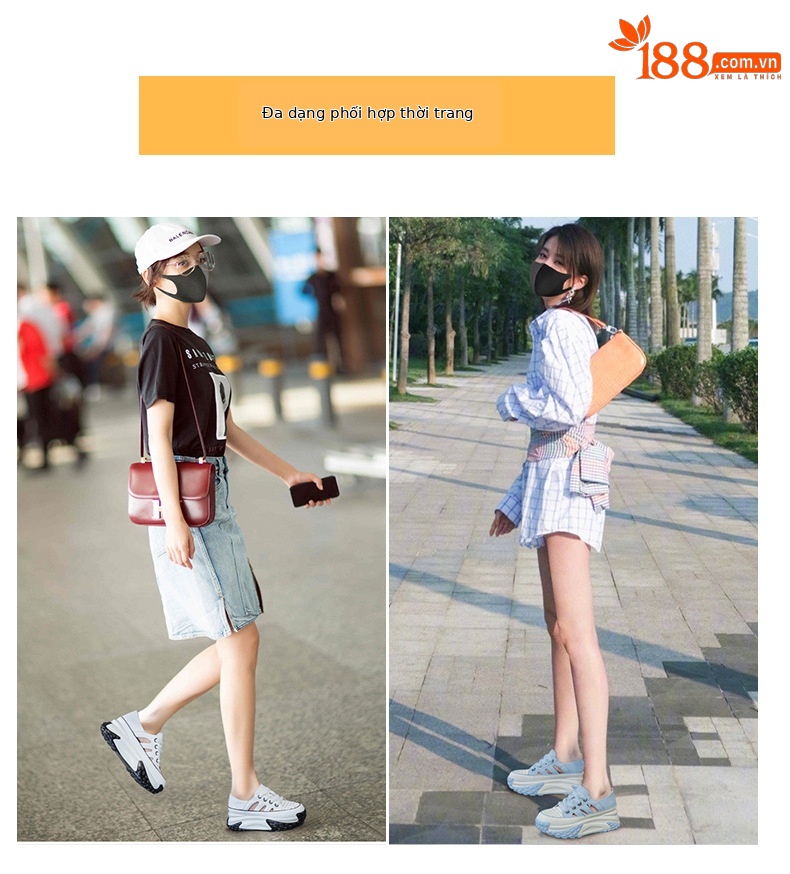 Giày sneaker nữ đế dày da khoét lỗ phong cách retro mùa hè 2026 — M2331 màu trắng, M2331 màu xanh lam, M2331 màu hồng chi tiết 5