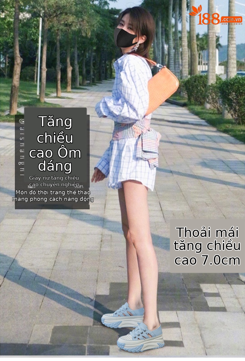 Giày sneaker nữ đế dày da khoét lỗ phong cách retro mùa hè 2026 — M2331 màu trắng, M2331 màu xanh lam, M2331 màu hồng chi tiết 1