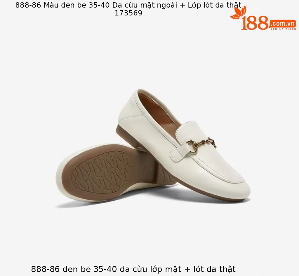 Giày lười nữ da cừu siêu mềm mũi vuông phong cách Chanel — Màu đen chi tiết 3