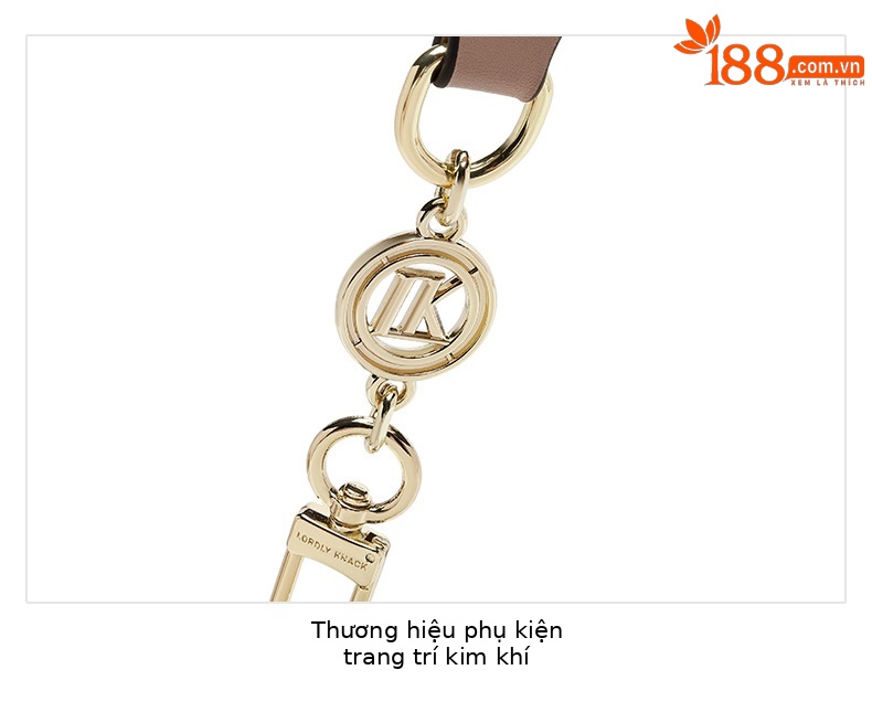 Túi đeo chéo nữ hình lưỡi liềm da thật phong cách sang trọng — Kaki phối trắng chi tiết 16