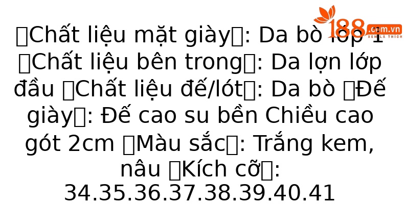 Dép lê nữ da bò bít mũi đế bằng kiểu Muller mùa xuân hè — Màu nâu đậm chi tiết 1