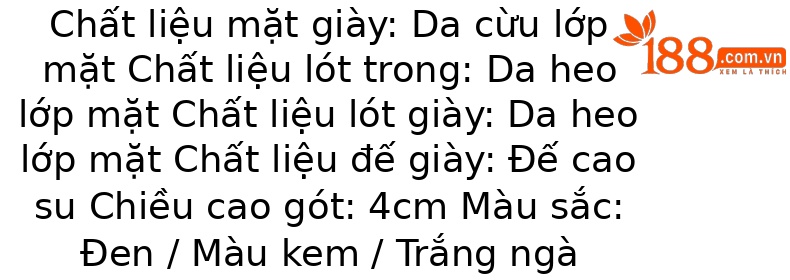 Giày cao gót nữ mũi nhọn da cừu gót vuông ổn định, cổ nông, phong cách công sở — Màu đen chi tiết 1
