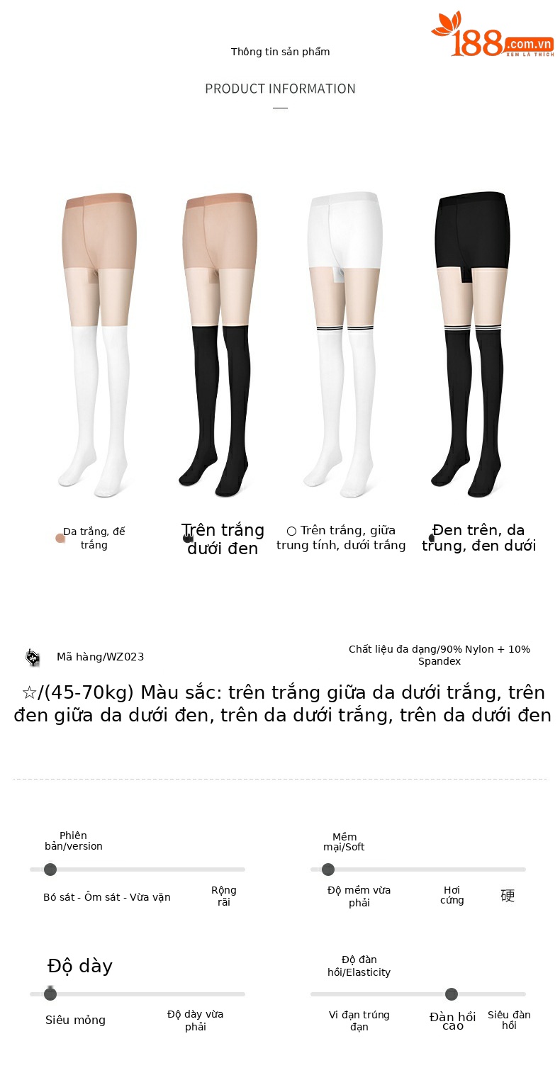 Quần legging nữ lụa lạnh mùa hè PGM Golf khâu liền chân tất dài chống nắng thoáng khí — WZ023-Da trên và dưới Đen chi tiết 5