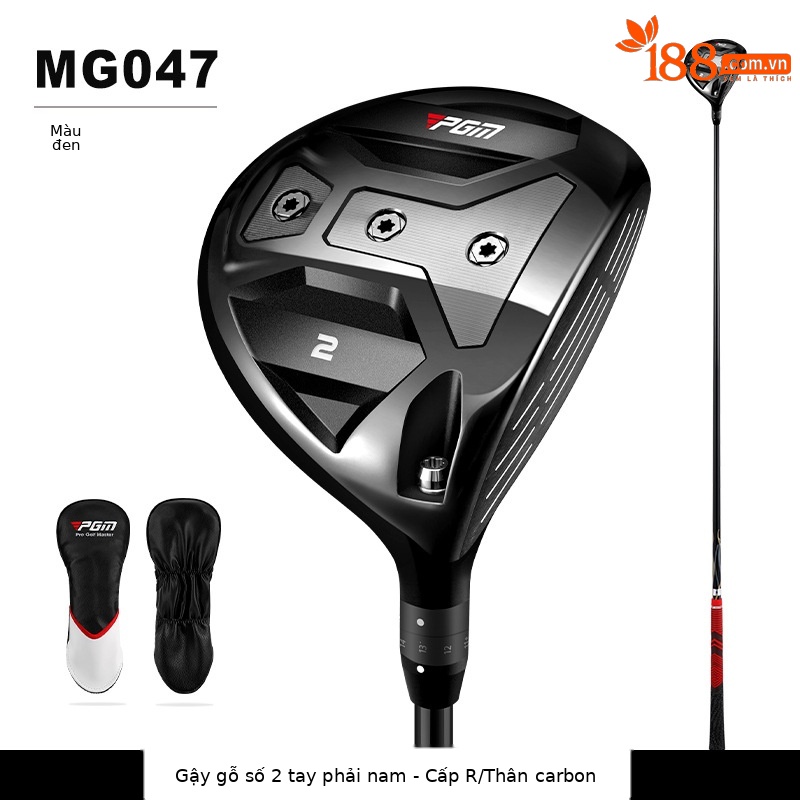 Gậy đánh golf PGM số 2 gỗ giao bóng, thân carbon titan, trọng tâm thấp, tay phải — MG047-Tay Phải nam số 2 (R cấp), MG047-Tay Phải nam số 2 (cấp SR), MG047-Tay Phải nam số 2 (S lớp)