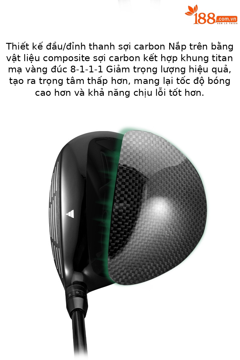 Gậy đánh golf PGM số 2 gỗ giao bóng, thân carbon titan, trọng tâm thấp, tay phải — MG047-Tay Phải nam số 2 (R cấp), MG047-Tay Phải nam số 2 (cấp SR), MG047-Tay Phải nam số 2 (S lớp) chi tiết 7