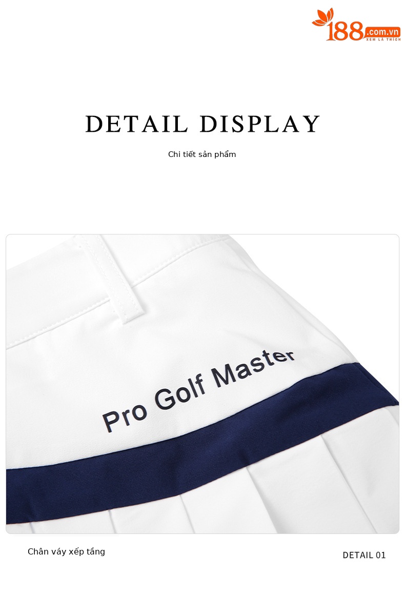 Váy golf nữ ngắn xếp ly kèm quần legging thoáng khí — YF552-màu xanh nước biển, YF552-màu trắng, Qz089-màu xanh hải quân, QZ089-màu xanh nhạt chi tiết 21