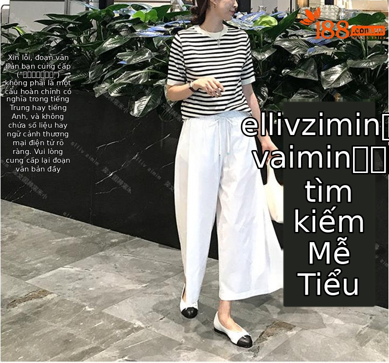 Áo thun nữ cổ tròn tay ngắn dáng rộng sọc kẻ chất liệu lụa đá dệt kim mát lạnh — SọC Cổ Đen chi tiết 7