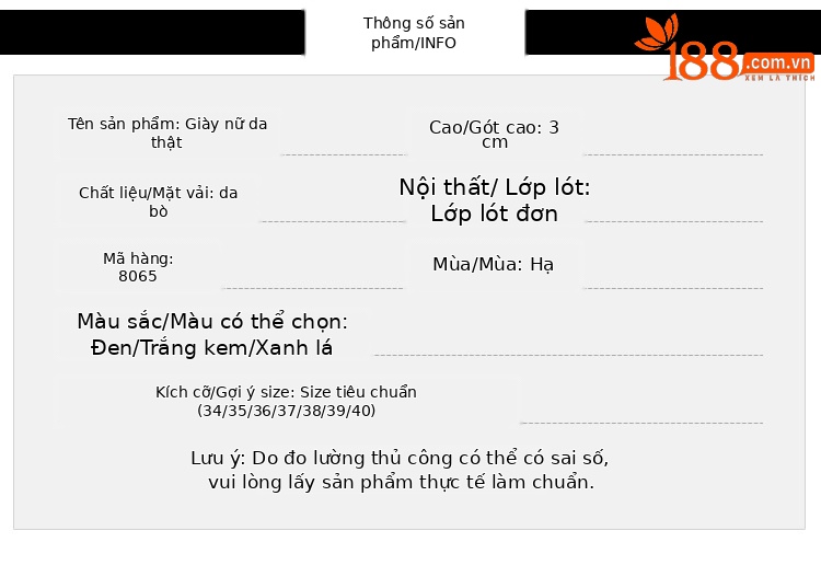 Sandal nữ quai ngang da thật gót thô 5 cm phong cách tiên nữ — Màu đen chi tiết 6
