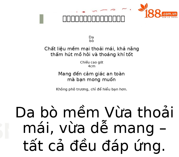 Sandal hở mũi da thật gót vừa kiểu Pháp cho nữ — Màu đen chi tiết 4