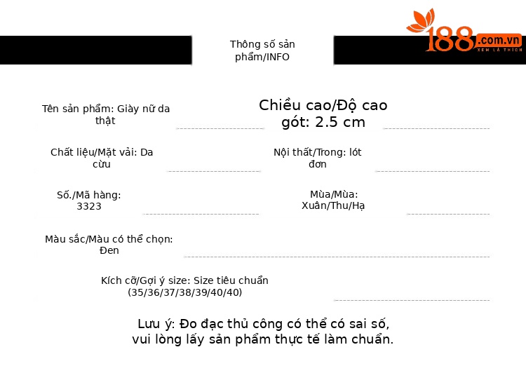 Giày da nữ mũi tròn gót thô đế mềm nơ bướm lưới thoáng khí — Màu đen chi tiết 7