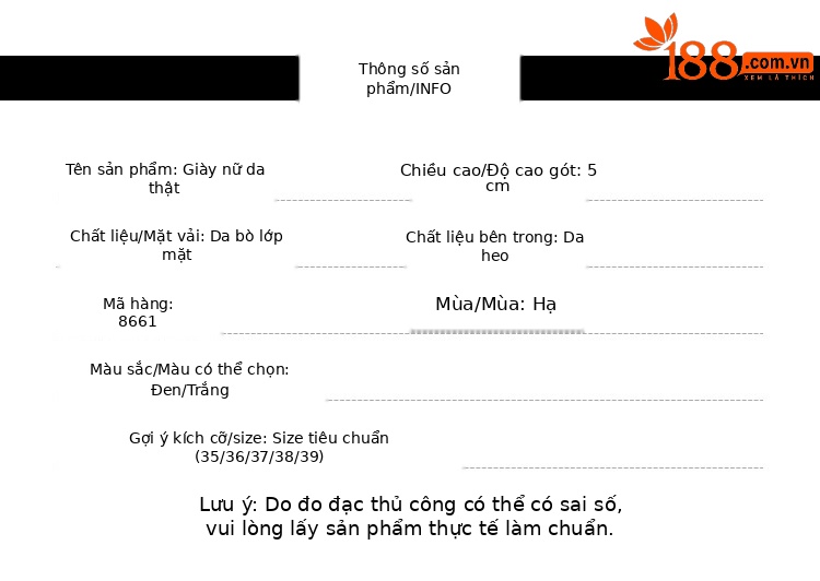 Dép sục bít mũi da thật mũi to đế dày phong cách loafer — Màu đen chi tiết 7