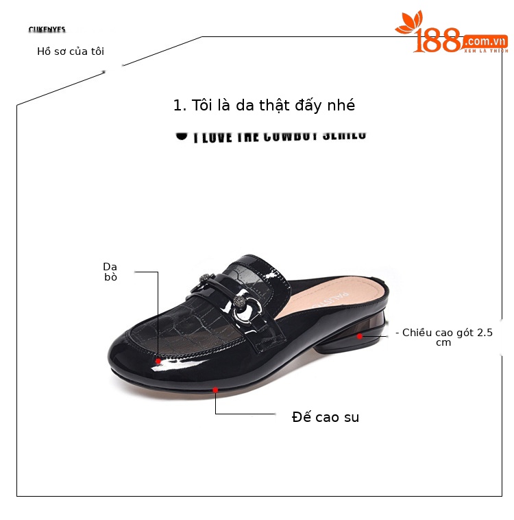 Giày lười nữ bít mũi lưới phong cách Anh đế bệt — Màu đen chi tiết 8