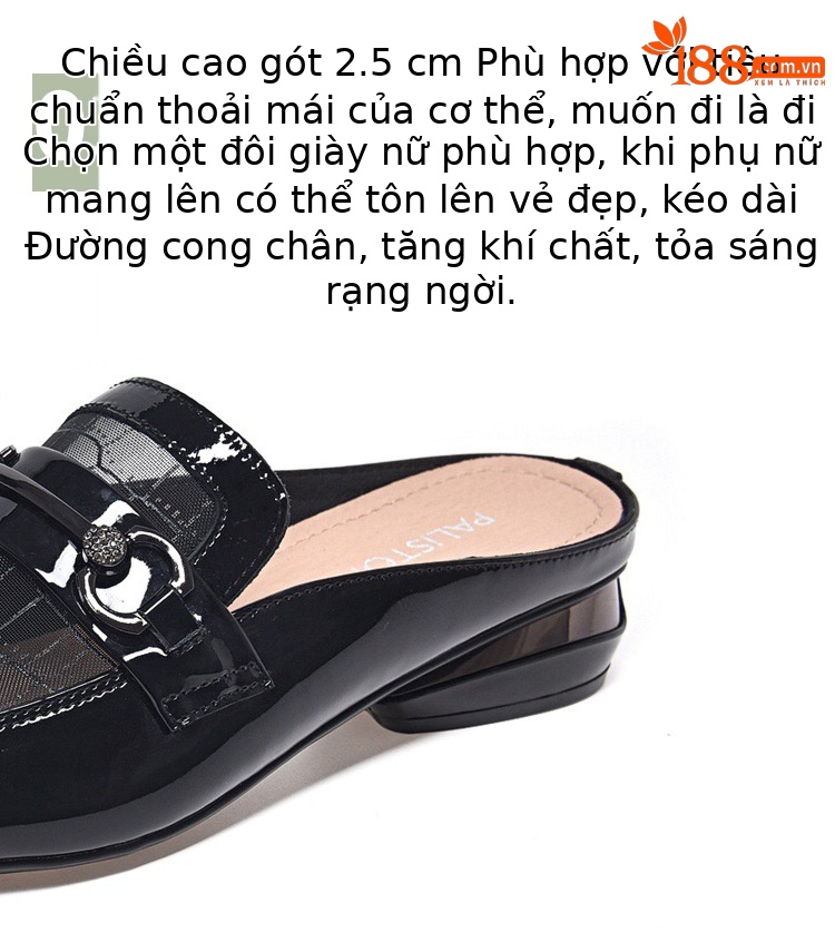 Giày lười nữ bít mũi lưới phong cách Anh đế bệt — Màu đen chi tiết 11