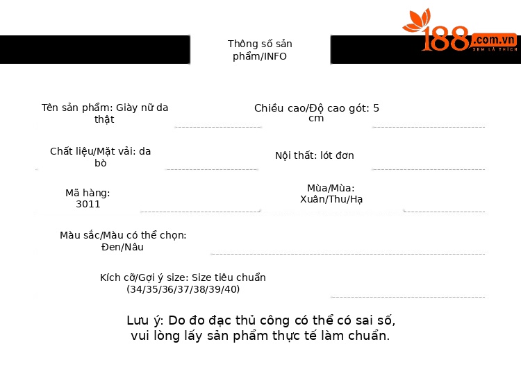 Giày sandal nữ bít mũi da thật phong cách retro đế dày gót thấp — Màu nâu chi tiết 7