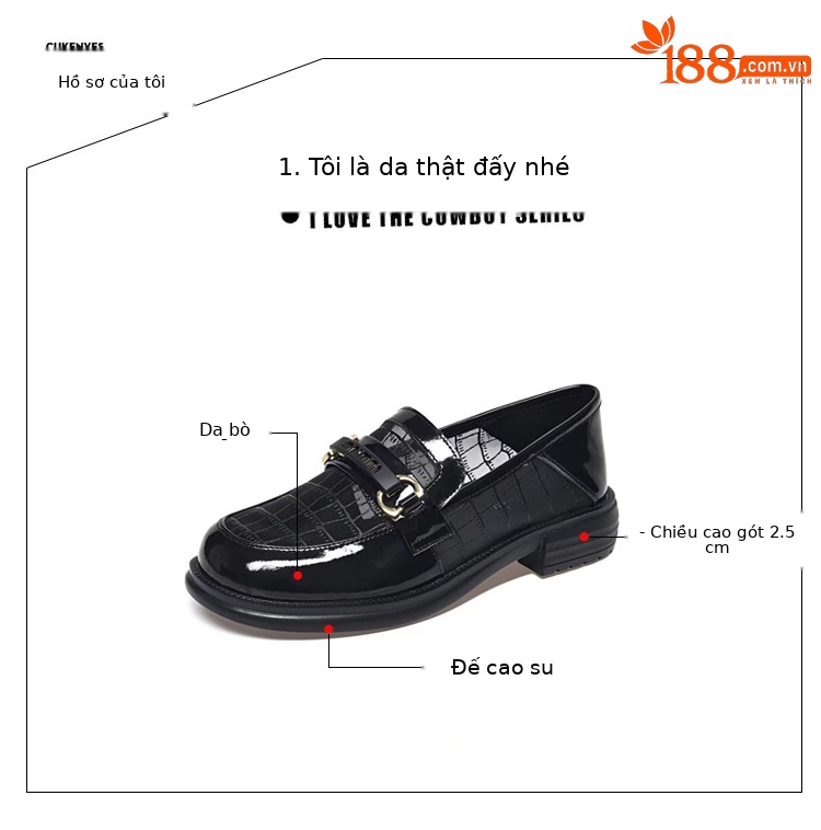 Giày lười nữ đế bệt vải lưới phong cách Anh đế mềm — Màu đen chi tiết 8