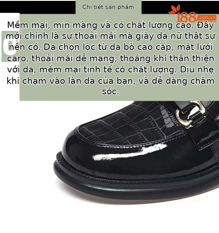 Giày lười nữ đế bệt vải lưới phong cách Anh đế mềm — Màu đen chi tiết 9