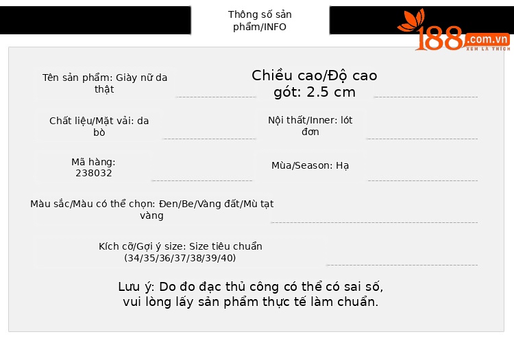 Dép bệt miệng cá da thật mũi bít đế mềm thời trang hè — Màu đen chi tiết 6