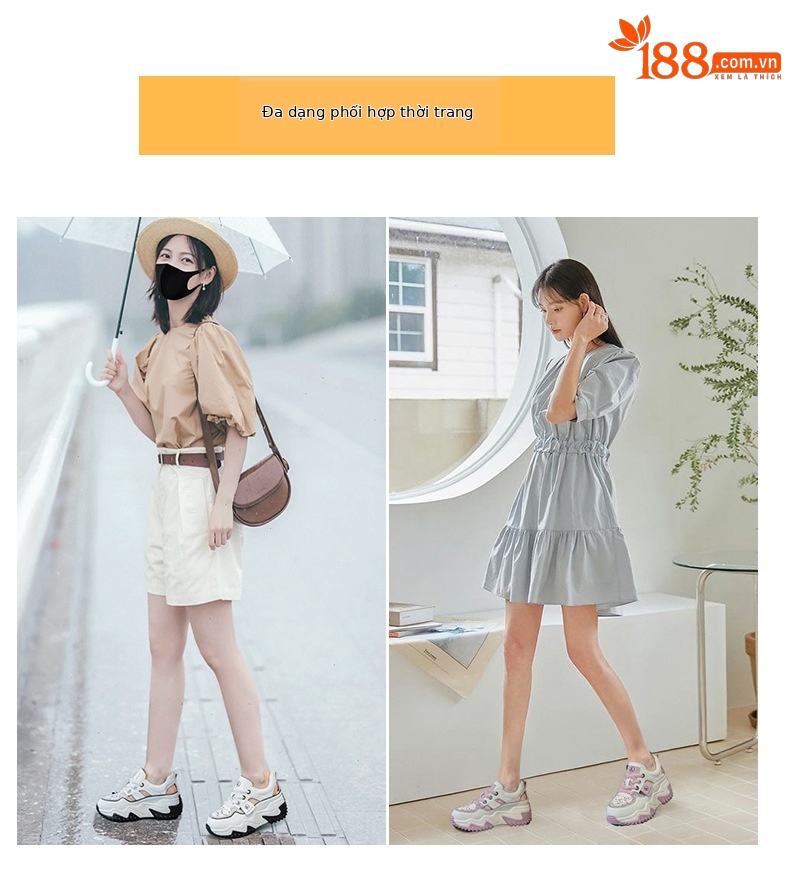 Dép nữ đế dày phong cách retro đính đá da mới hè 2026 — M2355 màu đen, M2355 Màu mơ, M2355 màu xám, M2355 màu hồng chi tiết 11