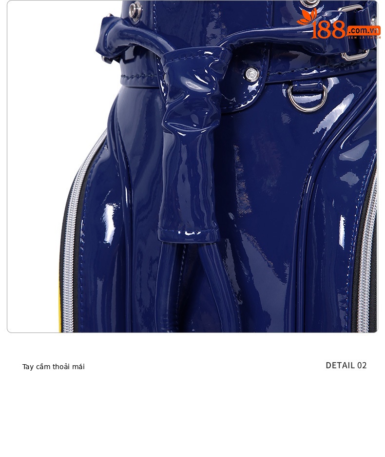 Túi golf PGM cao cấp chống nước thêu Vạn Lý Trường Thành phong cách quốc gia — QB140-màu xanh đậm chi tiết 20