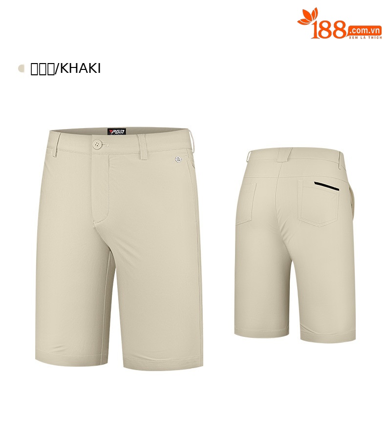 Quần short thể thao nam co giãn thoáng khí — KUZ158-Quần kaki, KUZ158-Quần màu xanh hải quân, KUZ158-Quần Trắng, KUZ158-quần đen chi tiết 8