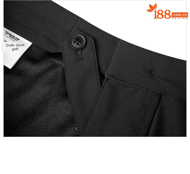 Quần short thể thao nam co giãn thoáng khí — KUZ158-Quần kaki, KUZ158-Quần màu xanh hải quân, KUZ158-Quần Trắng, KUZ158-quần đen chi tiết 10