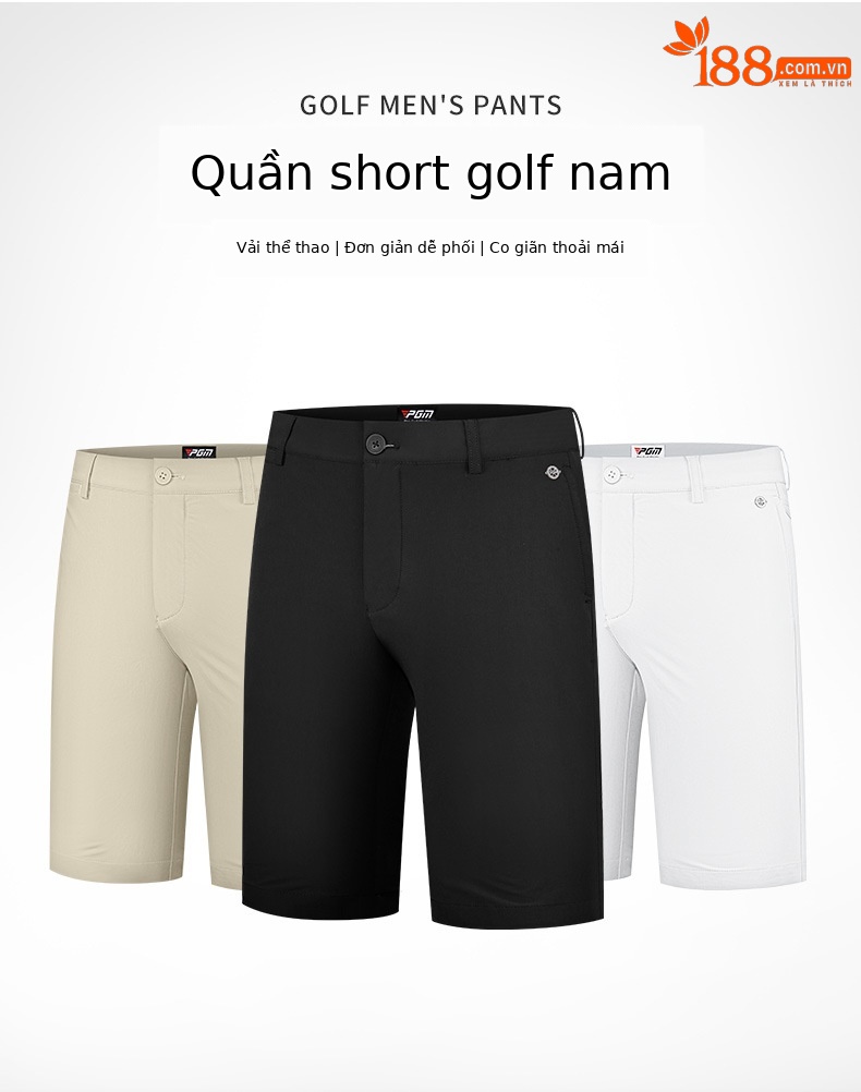 Quần short thể thao nam co giãn thoáng khí — KUZ158-Quần kaki, KUZ158-Quần màu xanh hải quân, KUZ158-Quần Trắng, KUZ158-quần đen chi tiết 14