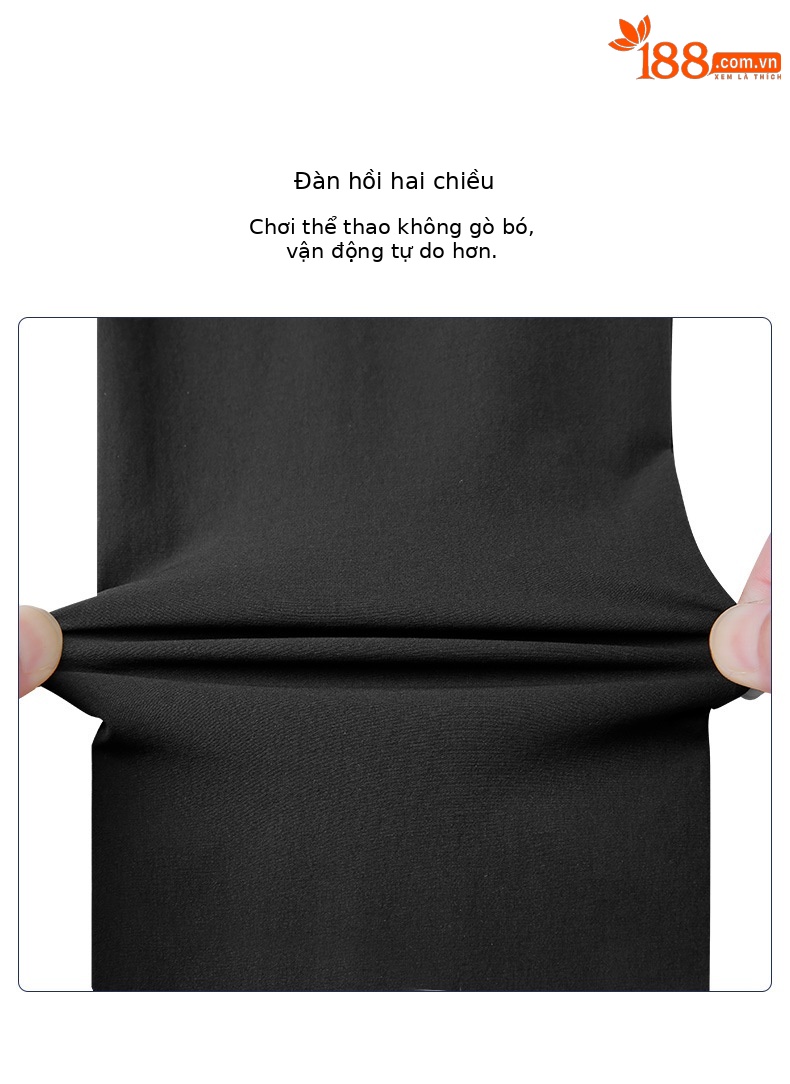 Quần short thể thao nam co giãn thoáng khí — KUZ158-Quần kaki, KUZ158-Quần màu xanh hải quân, KUZ158-Quần Trắng, KUZ158-quần đen chi tiết 15