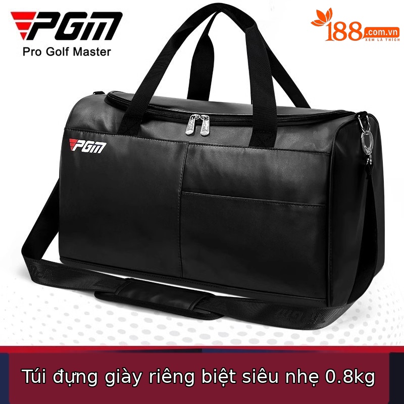 Túi đựng đồ golf PGM chống nước siêu nhẹ, dung tích lớn 48×26×28 cm — YWB044-Màu đen, YWB044-Trắng xanh đậm