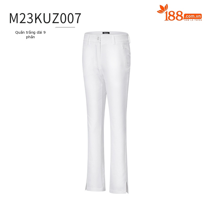 M23KUZ007-Quần chín tấc màu trắng