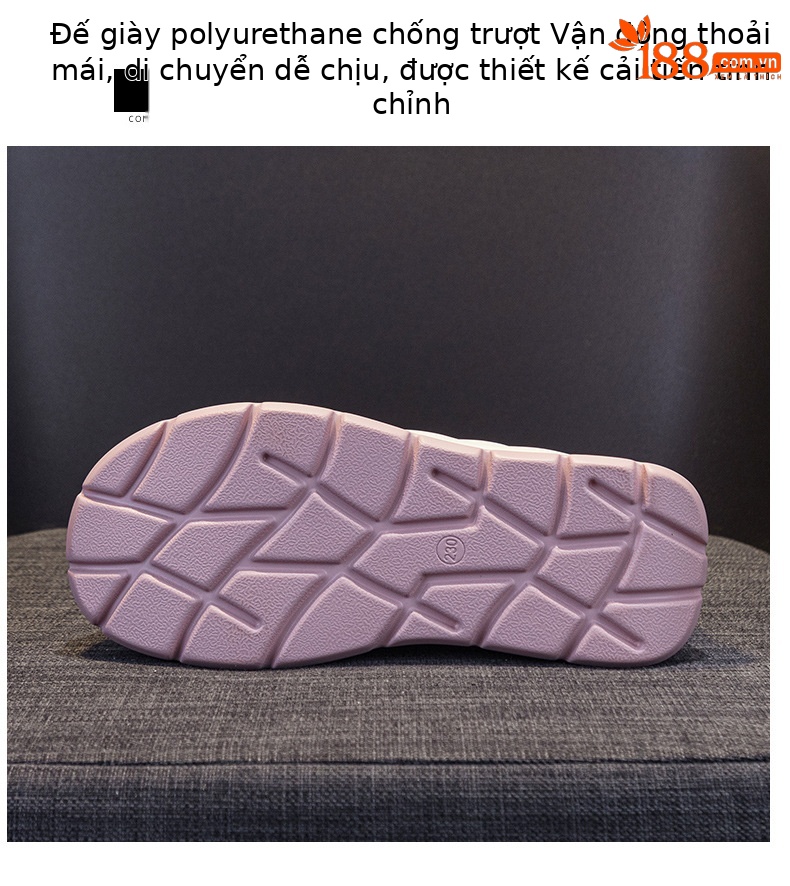 Giày sandal nữ da khoét lỗ kiểu bố đế dày tăng chiều cao mũi kín — M2362 màu vàng, M2362 màu trắng, M2362 màu hồng chi tiết 12