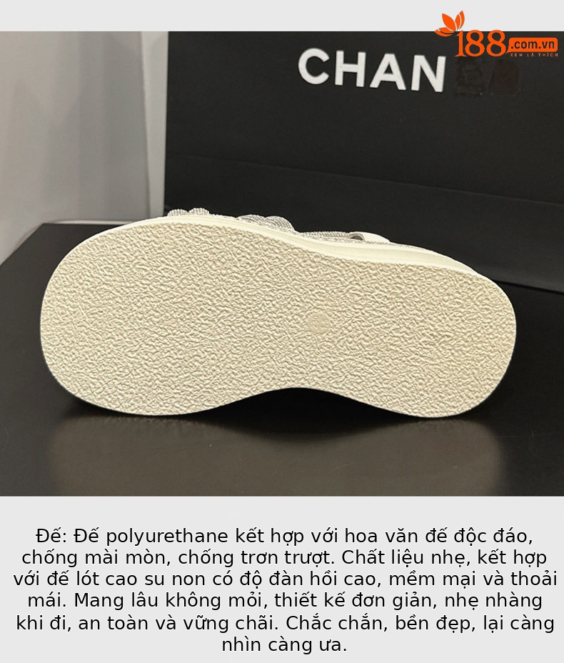 Dép sandal nữ quai chữ V đơn giản phong cách La Mã — Đen, Len nguyên chất chi tiết 6
