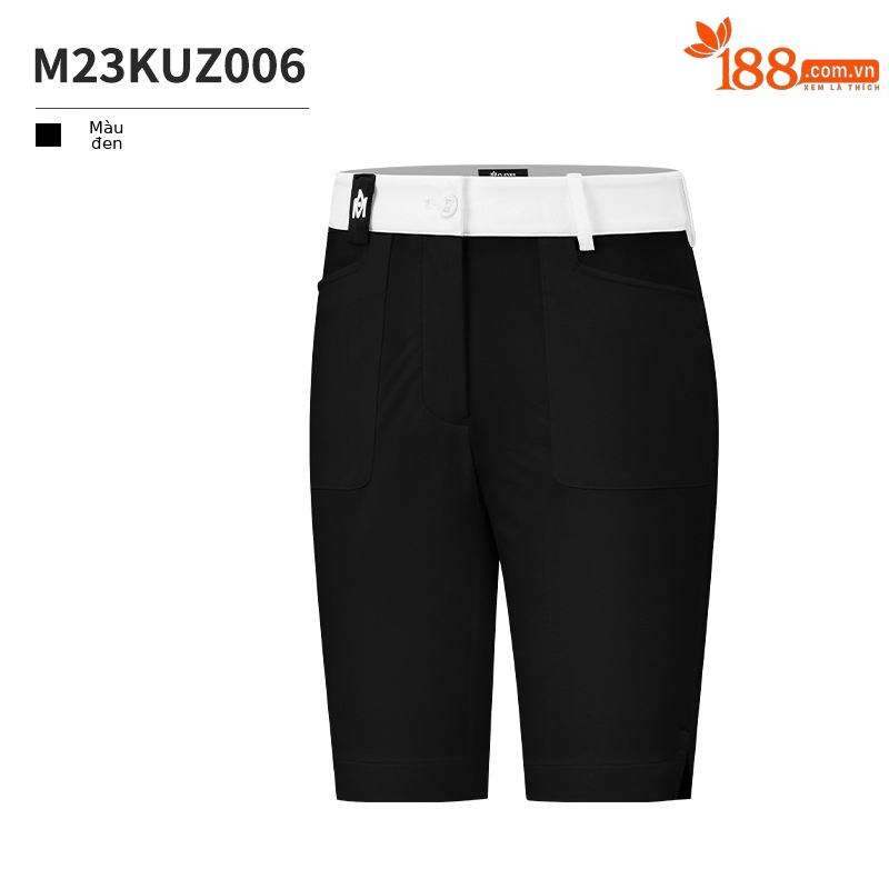 Quần short golf nữ Moeyes Magic Eye thoáng khí, có lót, dễ phối đồ — M23KUZ006-Quần short đen, M23KUZ006-Quần short trắng
