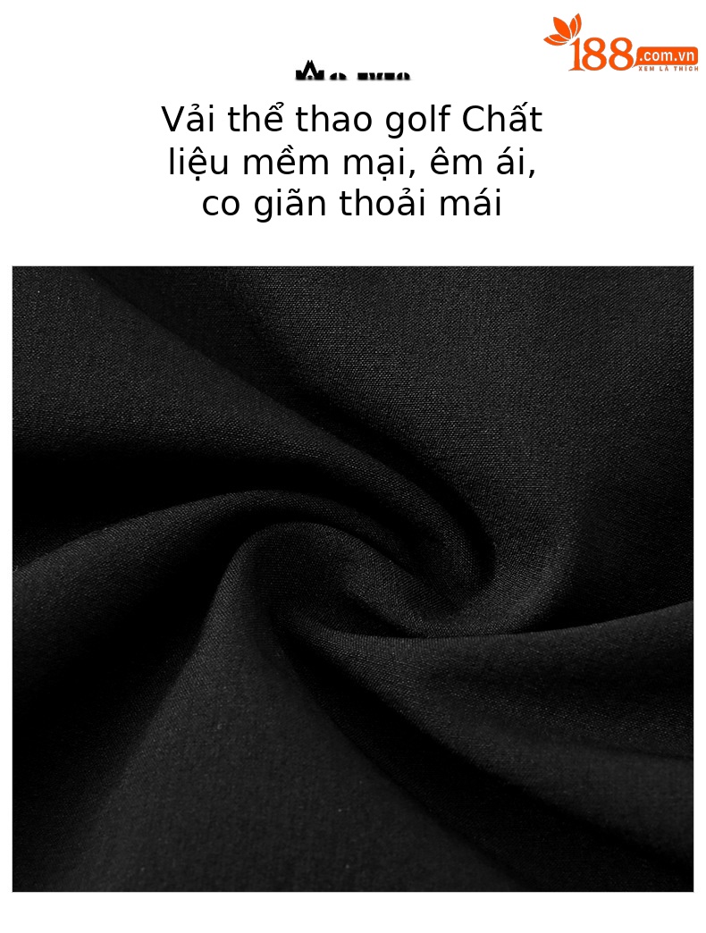 Quần short golf nữ Moeyes Magic Eye thoáng khí, có lót, dễ phối đồ — M23KUZ006-Quần short đen, M23KUZ006-Quần short trắng chi tiết 2