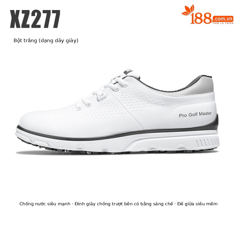 Giày golf PGM thể thao thoáng khí mùa hè chống trượt có núm vặn — XZ277-màu xám trắng (Dây giày thông thường), Xz277-trắng đỏ (Dây giày bình thường), XZ277-màu xanh trắng (Dây giày bình thường), Xz277-trắng đỏ (Dây giày khóa xoay)
