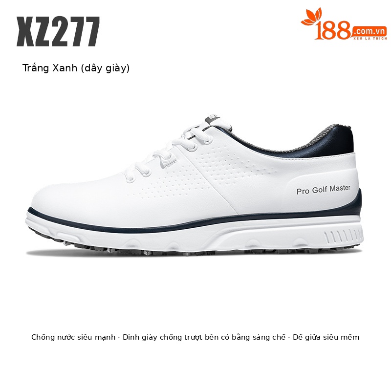 XZ277-màu xanh trắng (Dây giày bình thường)