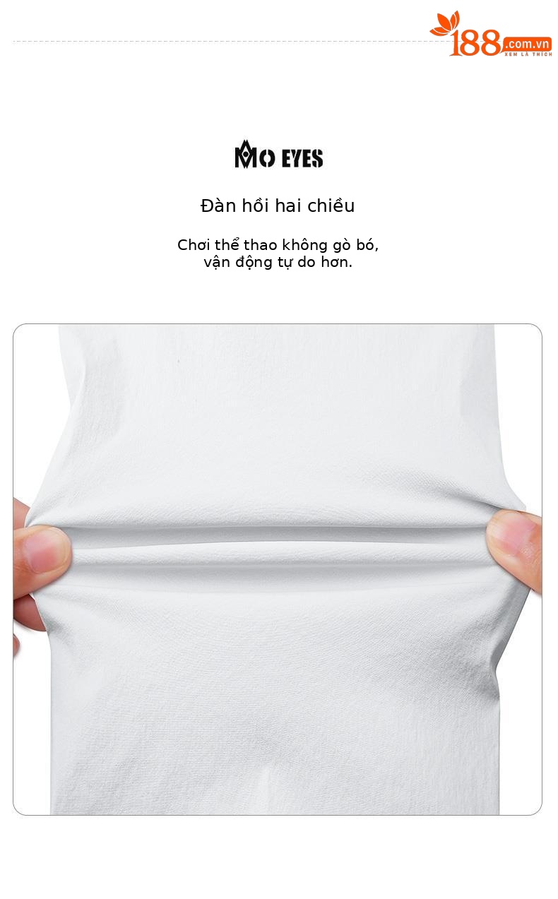 Quần short golf nam Moeyes Magic Eye co giãn thoáng khí — M23KUZ001-Quần short màu xám, M23KUZ001-Quần short màu xanh lá cây, M23KUZ001-Quần short đen chi tiết 3