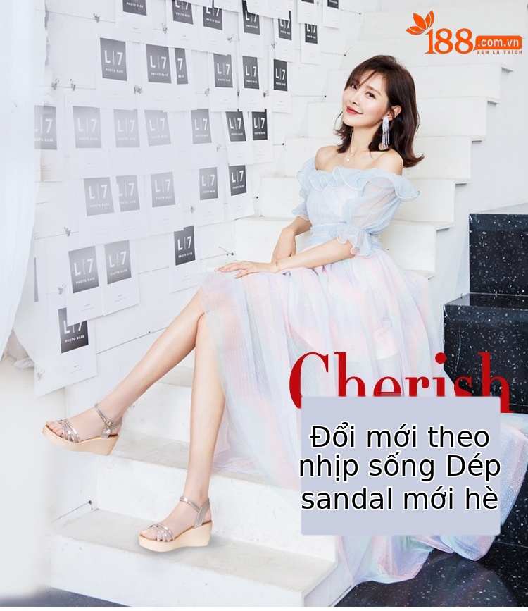 Dép sandal nữ đế xuồng platform gót 6 cm, quai chữ V, phong cách hè 2025 — Đen 6CM, Màu vàng 6CM chi tiết 1