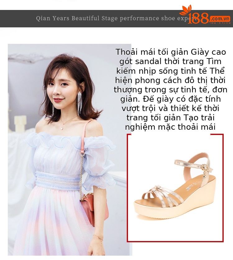 Dép sandal nữ đế xuồng platform gót 6 cm, quai chữ V, phong cách hè 2025 — Đen 6CM, Màu vàng 6CM chi tiết 2