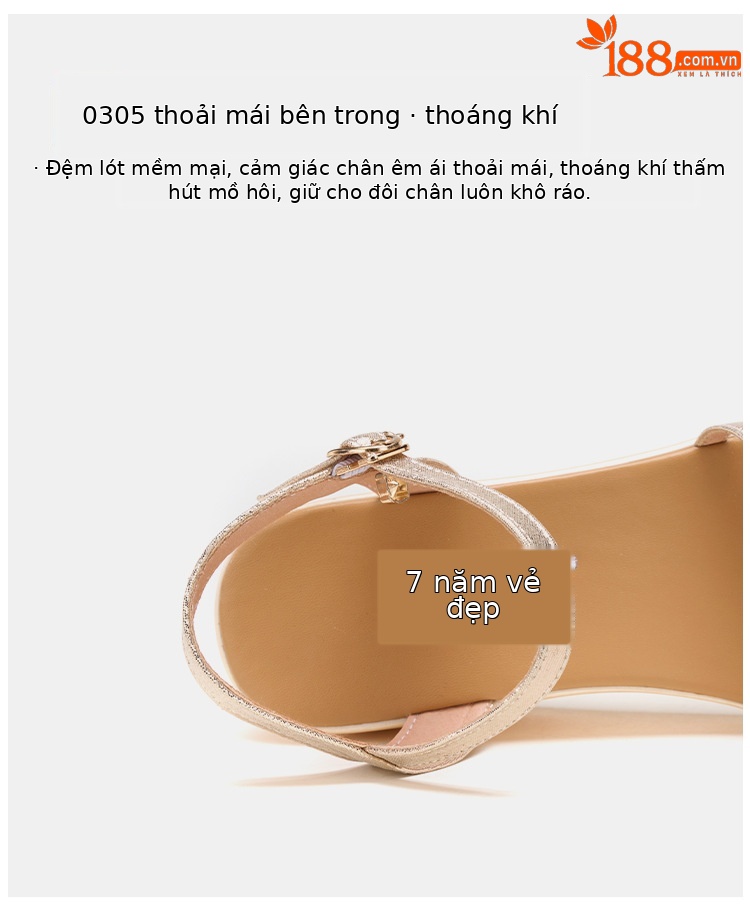 Dép sandal nữ đế xuồng platform gót 6 cm, quai chữ V, phong cách hè 2025 — Đen 6CM, Màu vàng 6CM chi tiết 8