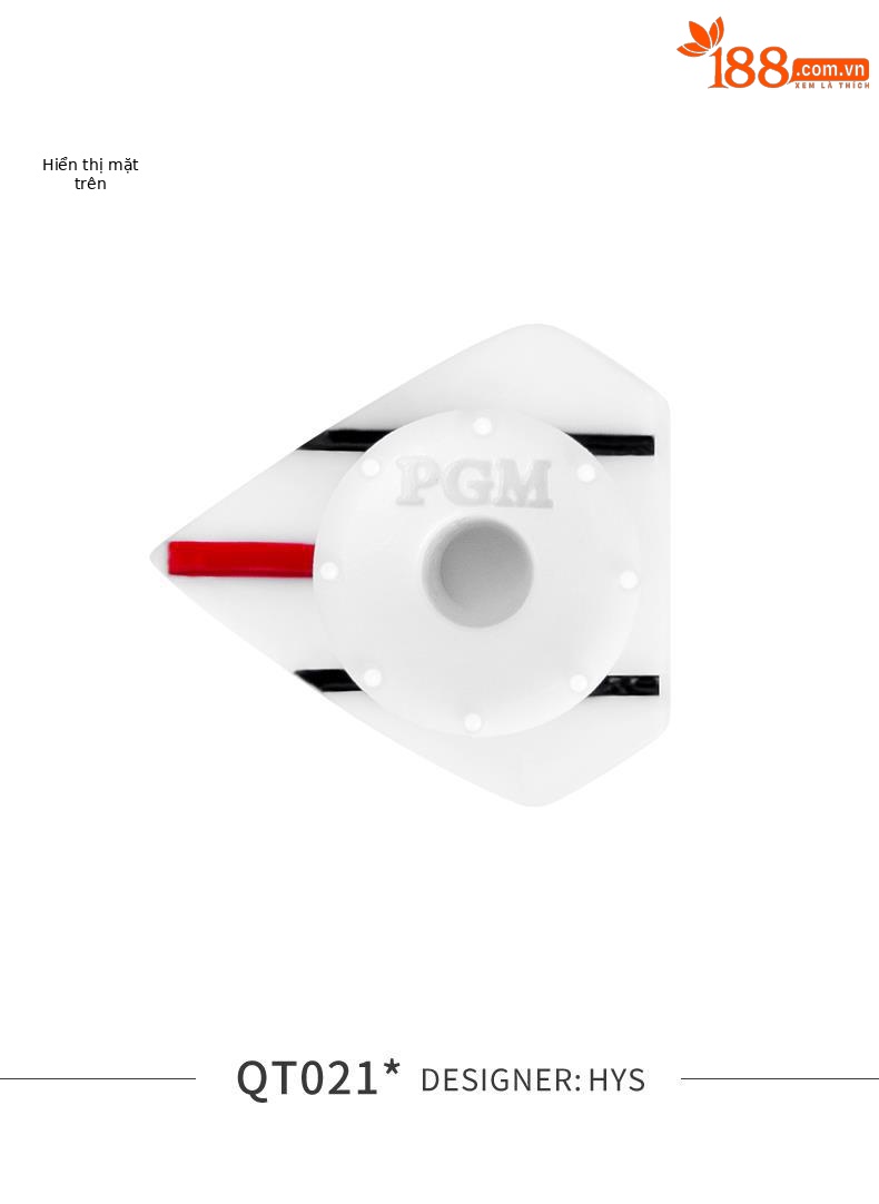Bộ 30 que tee golf PGM bằng tre sinh thái, đầu cốc hỗ trợ giao bóng chính xác — Cao 38mm chi tiết 27